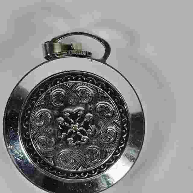 AMERICAN HERITAGE Swiss Made Dial Pocket Watch Silver Runs