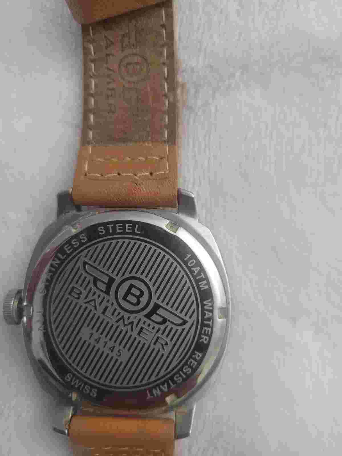 BALMER MODEL# 14145 STRATOS SWISS MADE MENS WATCH  pre owned