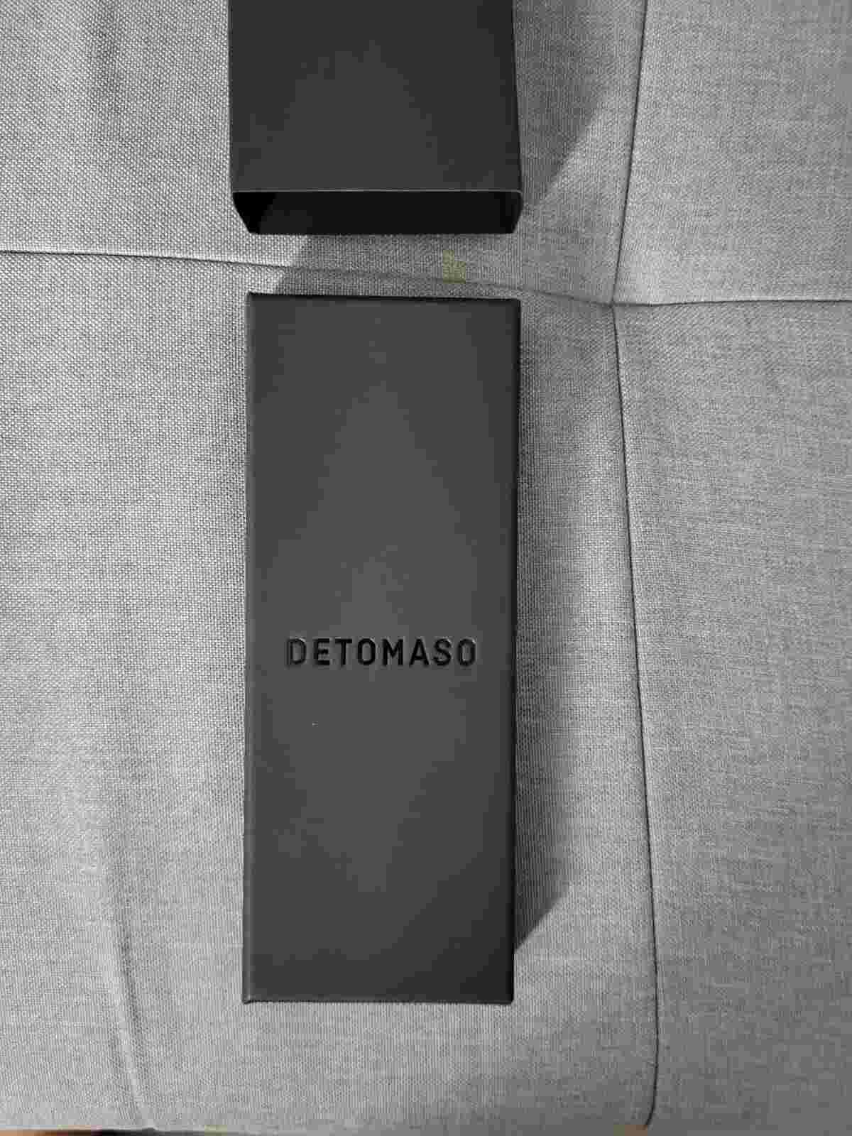Detomaso D14 Voltre Chronograph Watch Brushed Matt Stainless Steel BRAND NEW