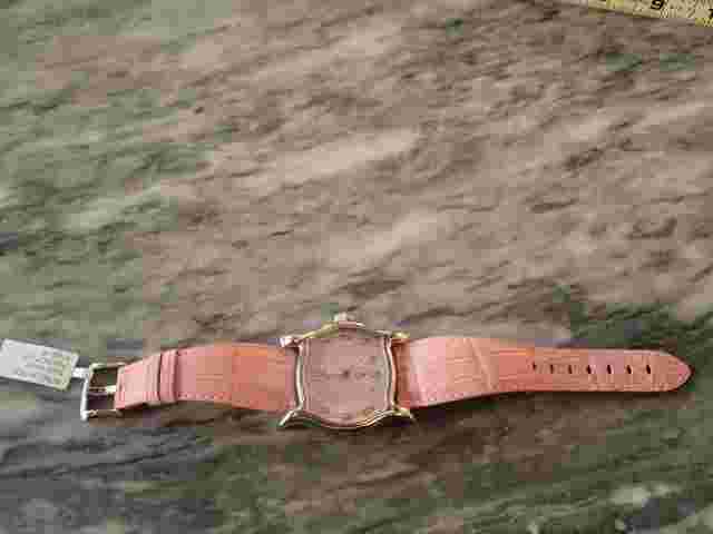 RITMO MVNDO Scala Series Stainless Steel Baroque Shape Wrist Watch Pink MOP Dial