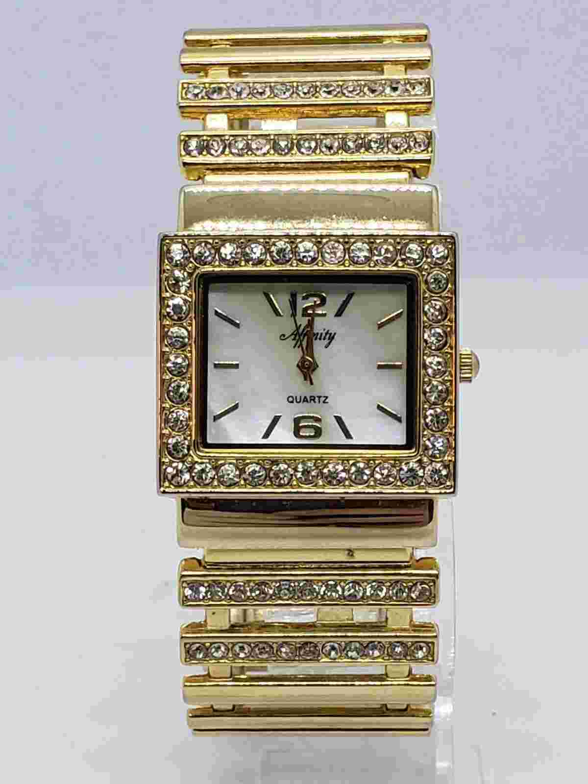 Affinity Women's Golden Bangle Watch 29mm Needs A New BATTERY