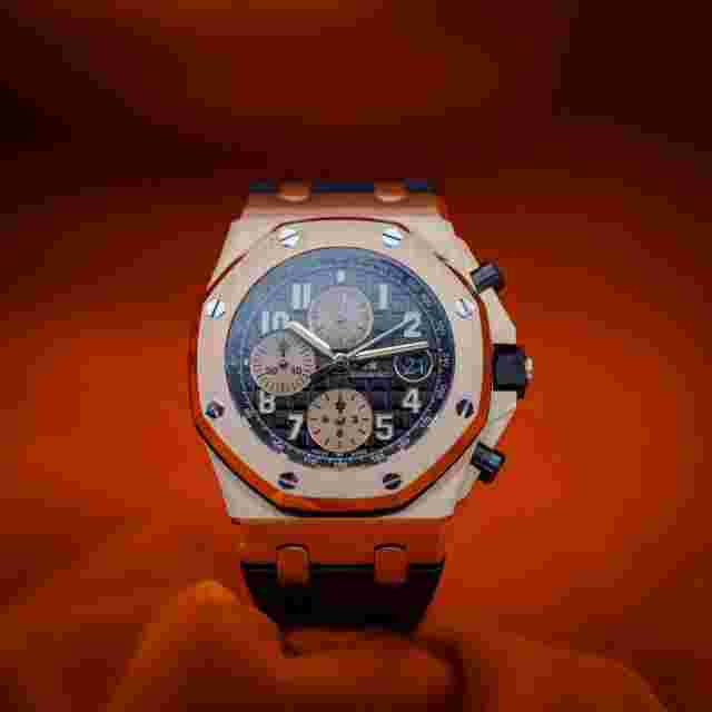 Audemars Piguet Royal Oak Offshore Chronograph "Half Brick" 26470OR Black Dial
