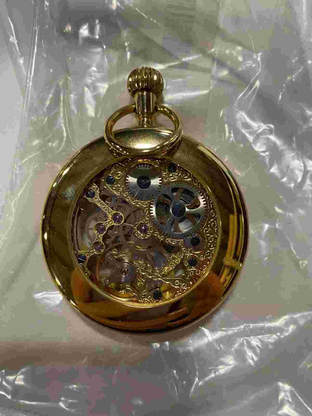 Charles Hubert Gold Open Face Pocket Watch