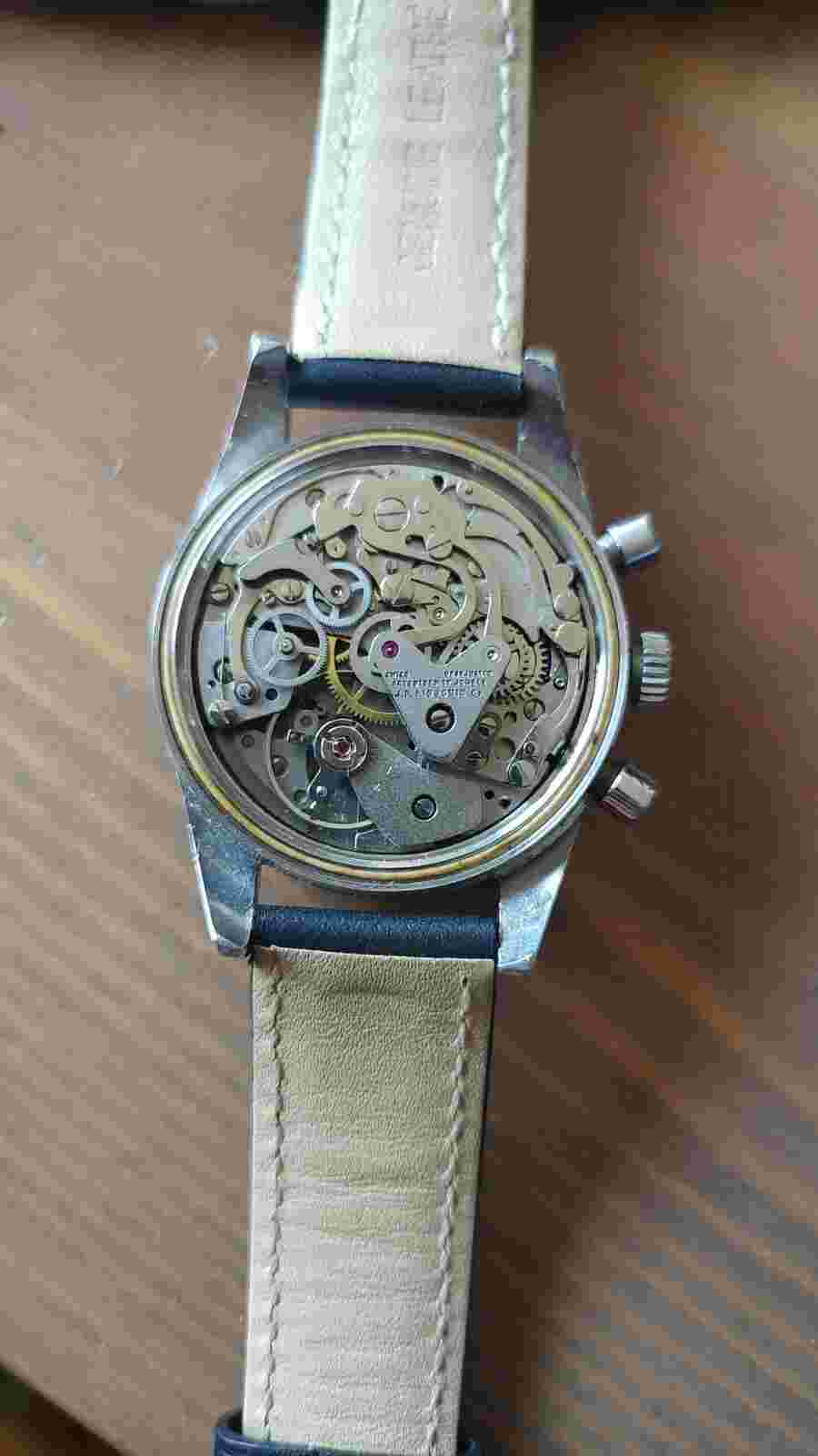 Vintage Le Jour Chronograph Cal.7736 Manually Winding Swiss Men's Watch