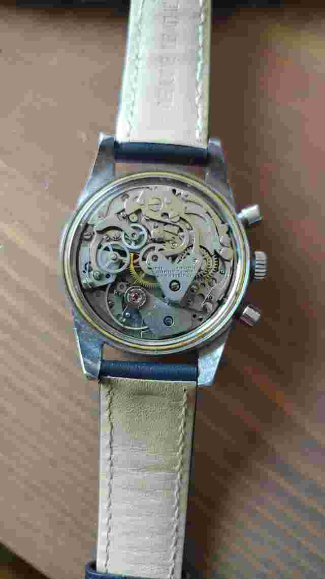 Vintage Le Jour Chronograph Cal.7736 Manually Winding Swiss Men's Watch