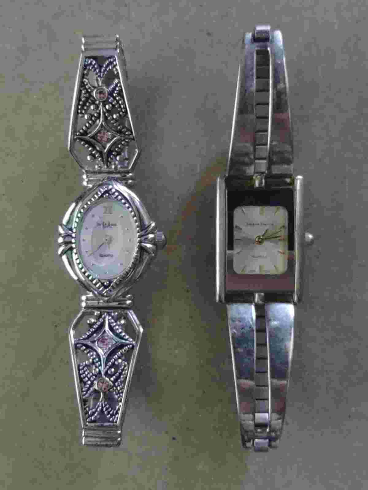 Lot of 2 Designer Women's Watches, L.A. Express & Jaclyn Smith, NEW BATTERIES