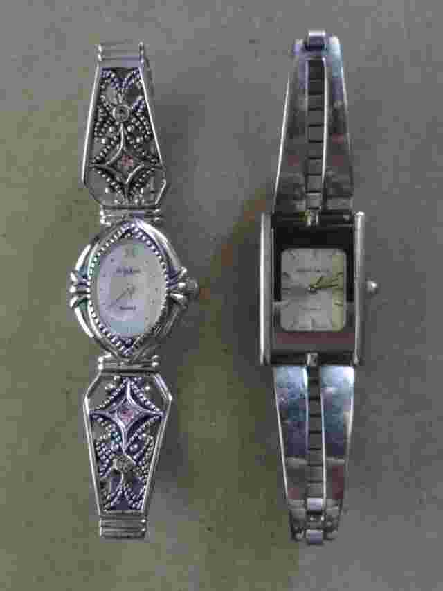 Lot of 2 Designer Women's Watches, L.A. Express & Jaclyn Smith, NEW BATTERIES