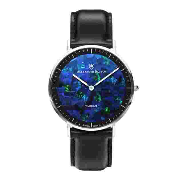 Roland Pedy Blue Opal Watch -  40mm
