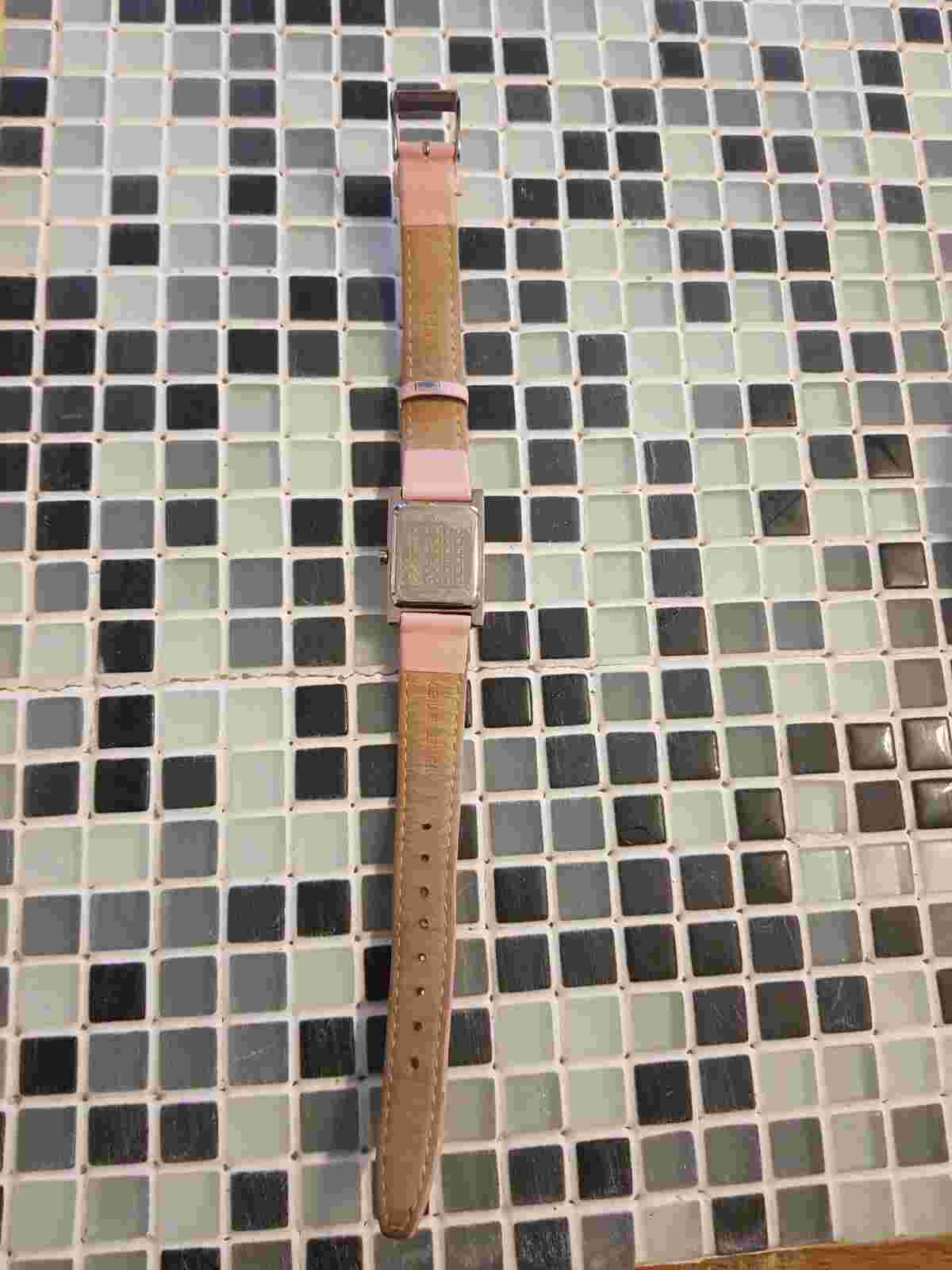PLAYBOY PINK LADIES WATCH LEATHER STRAP