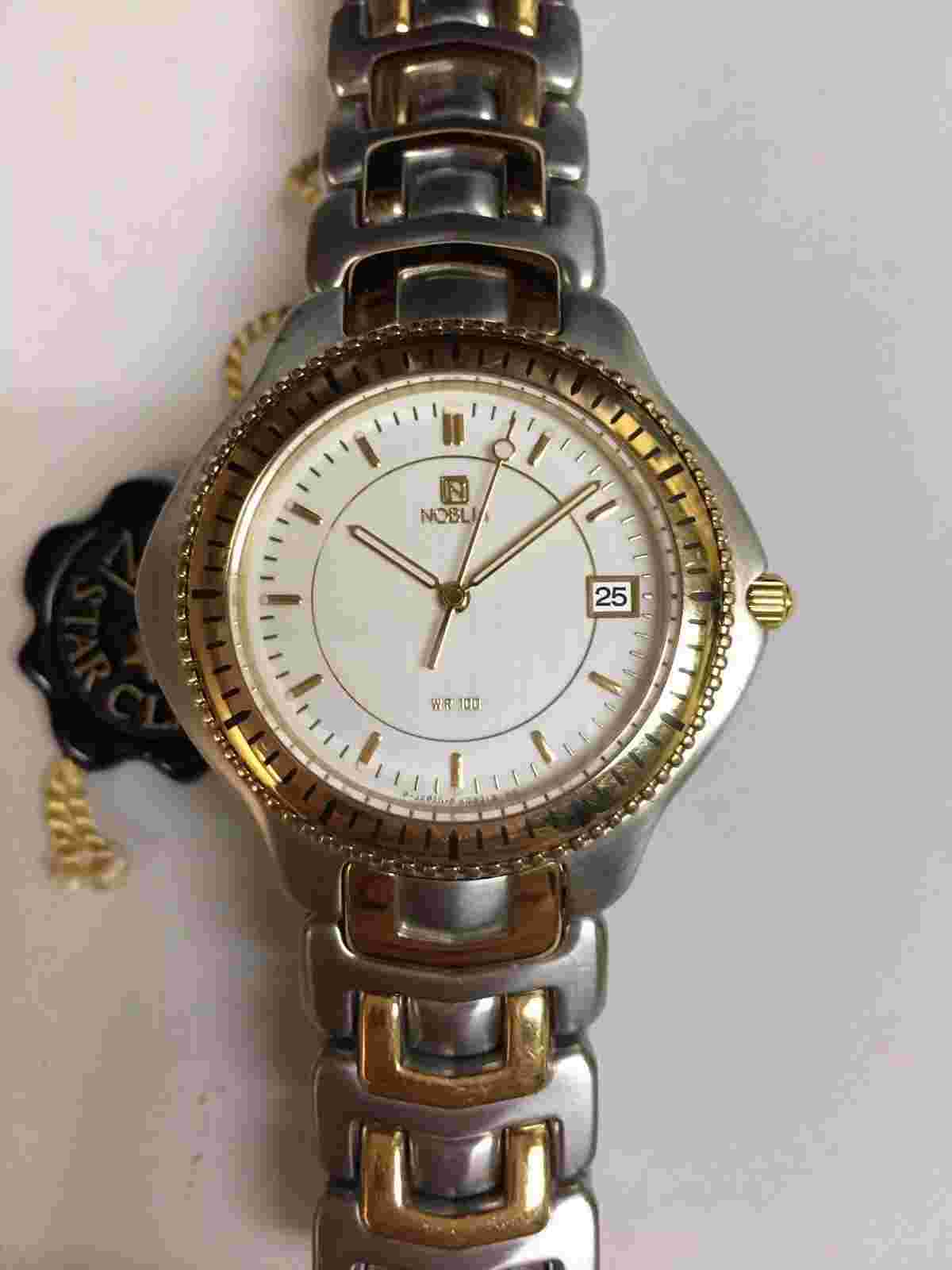 Men's Noblia AX5034 Watch Gold Tone Trim