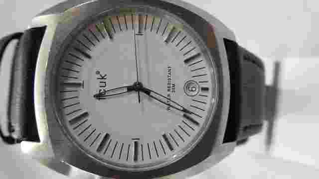 A Superb New FCUK Time KO Quartz Watch, New Battery, New Box, Leather Strap