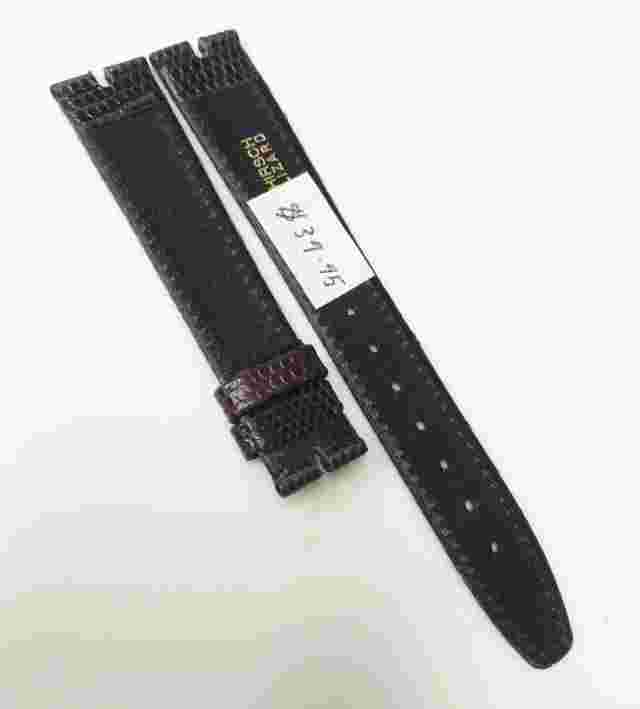 Hirsch Brand New 16mm Original Brown Genuine Leather Lizard No Buckle Watch Band