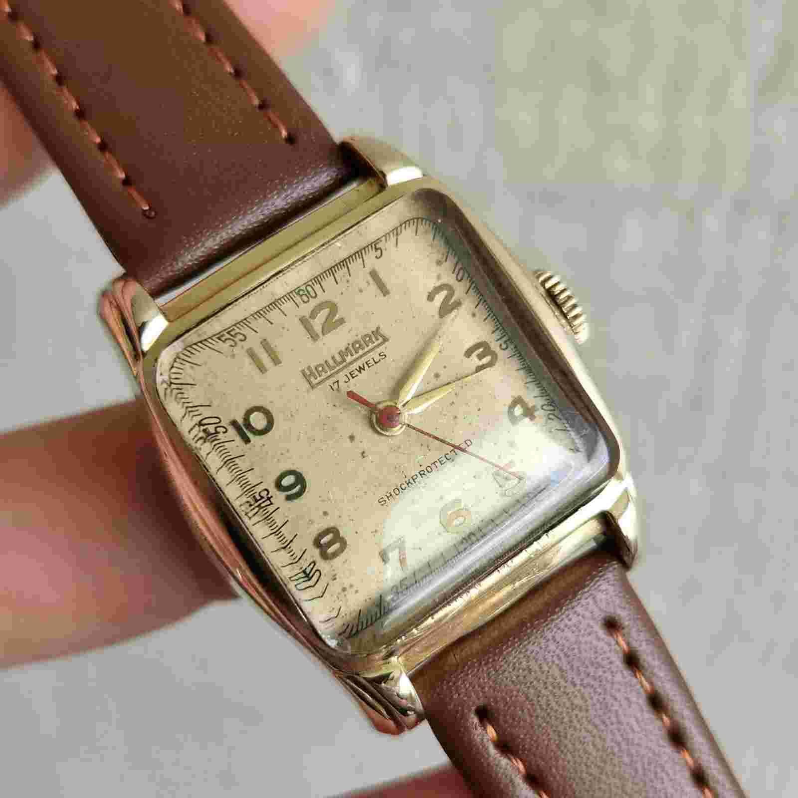 Hallmark 17J with Sweep Second hand. Movement AS1187