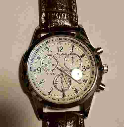 yazole mens watch