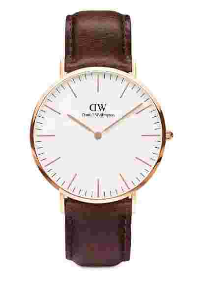 Daniel Wellington Classic Bristol Rose Gold Leather Watch - 36mm & 40mm