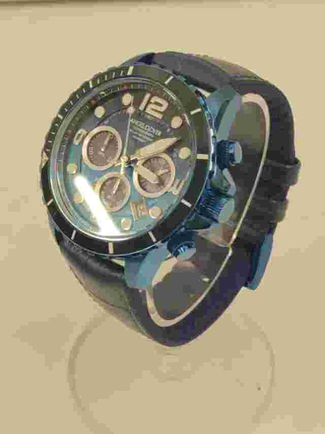 Angel Clover Solar Digital-Analog Blue Excellent JAPAN