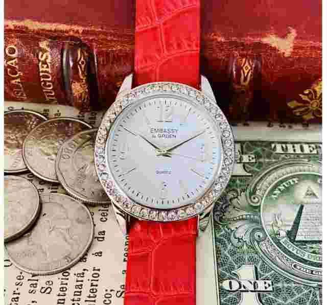 Quartz Watch Embassy by Gruen GEM3546LS Japan Mov't.361 PC21 Stainless Steel