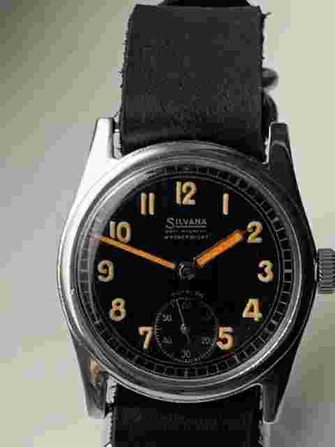 Ultra-rare German military watch Silvana  DH Cal AS 11.30 Wehrmacht WWII