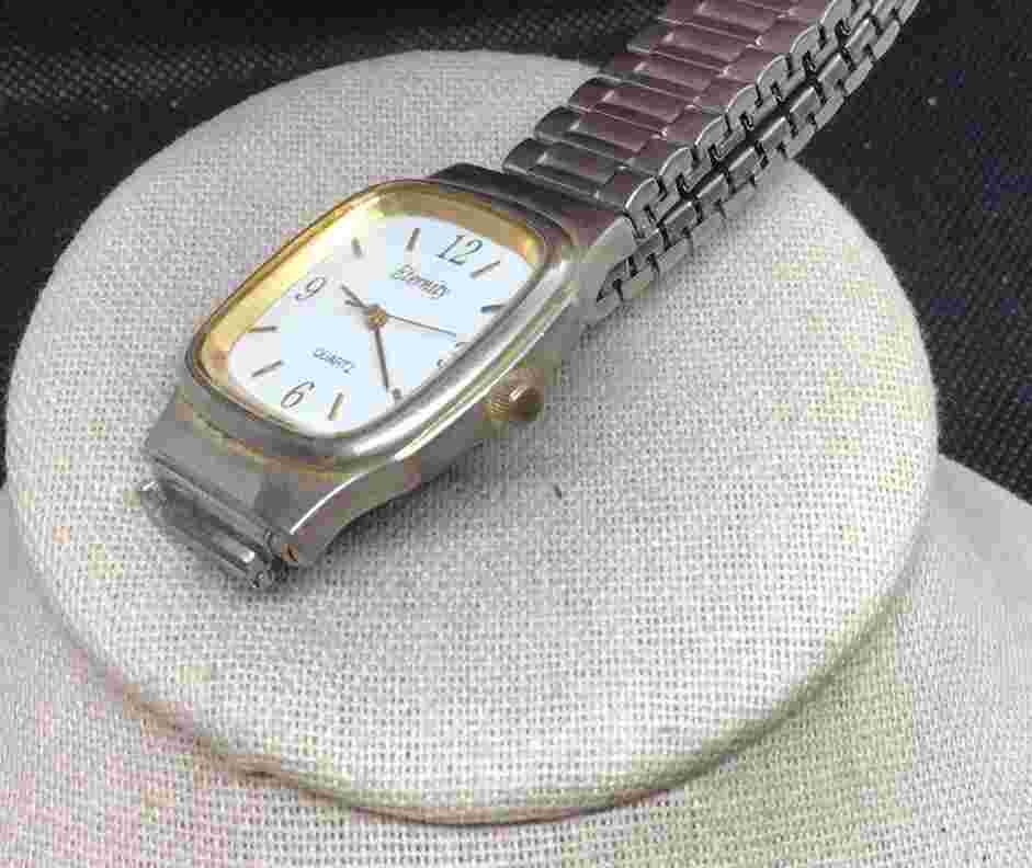 Vintage Mens Eternity Quartz Wrist Watch "AS IS" Parts/Repair W929