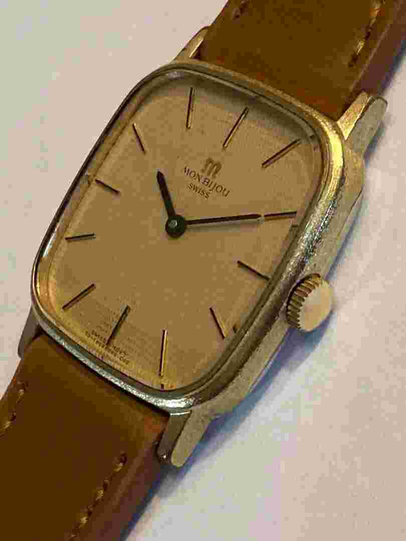 Mon Bijou Swiss Made Men's Mechanical Watch, 28mm, Vintage, Runs Well