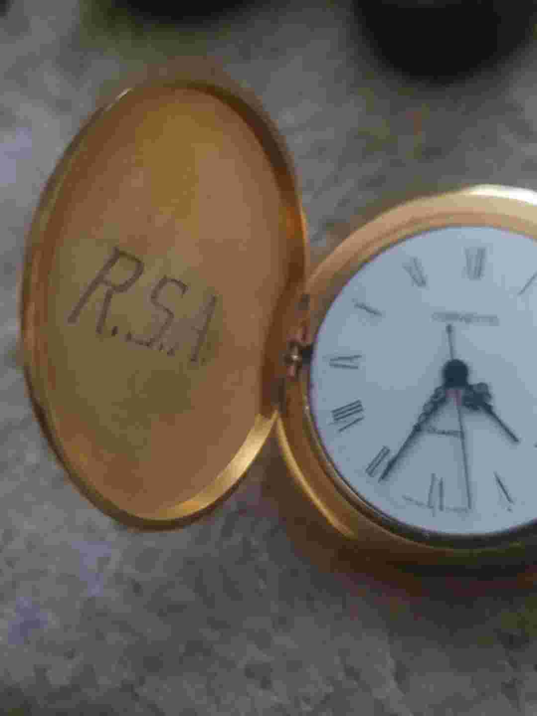 Rare Corvette Quartz Pocket Watch Working