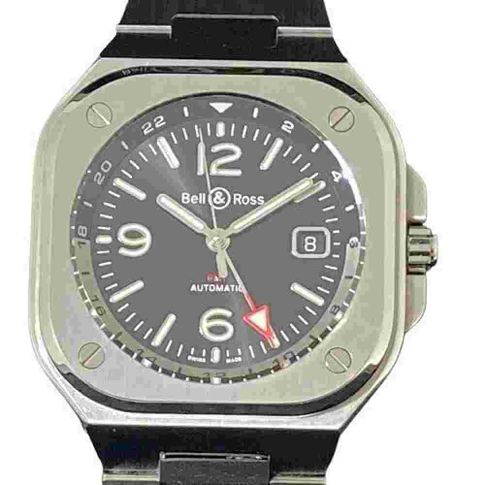 Bell＆Ross BR05G-BL-ST/SST Black Steel  Automatic Men's Watch Japan Import