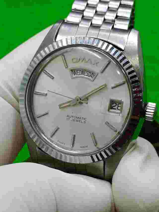 OMAX watch Automatic 17 Jewels Day / Date Indicator