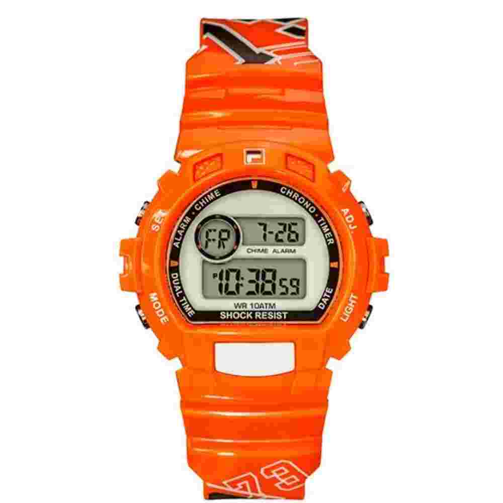Fila Orange Strap Unisex Watch 38-191-105