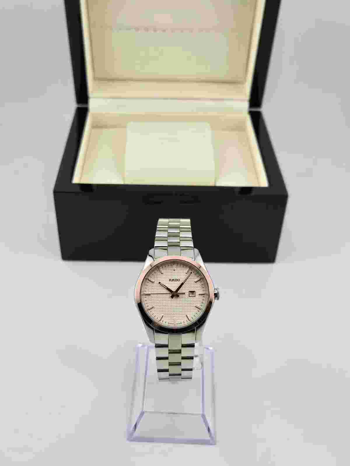 Rado Hyperchrome R32976123 Silver Dial Ceramos Case Women's Watch