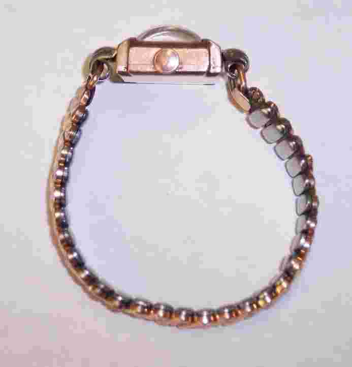 VTG. WOMAN'S 14KT ROSE GOLD Le Roy MANUAL WIND 17 JEWEL WRISTWATCH