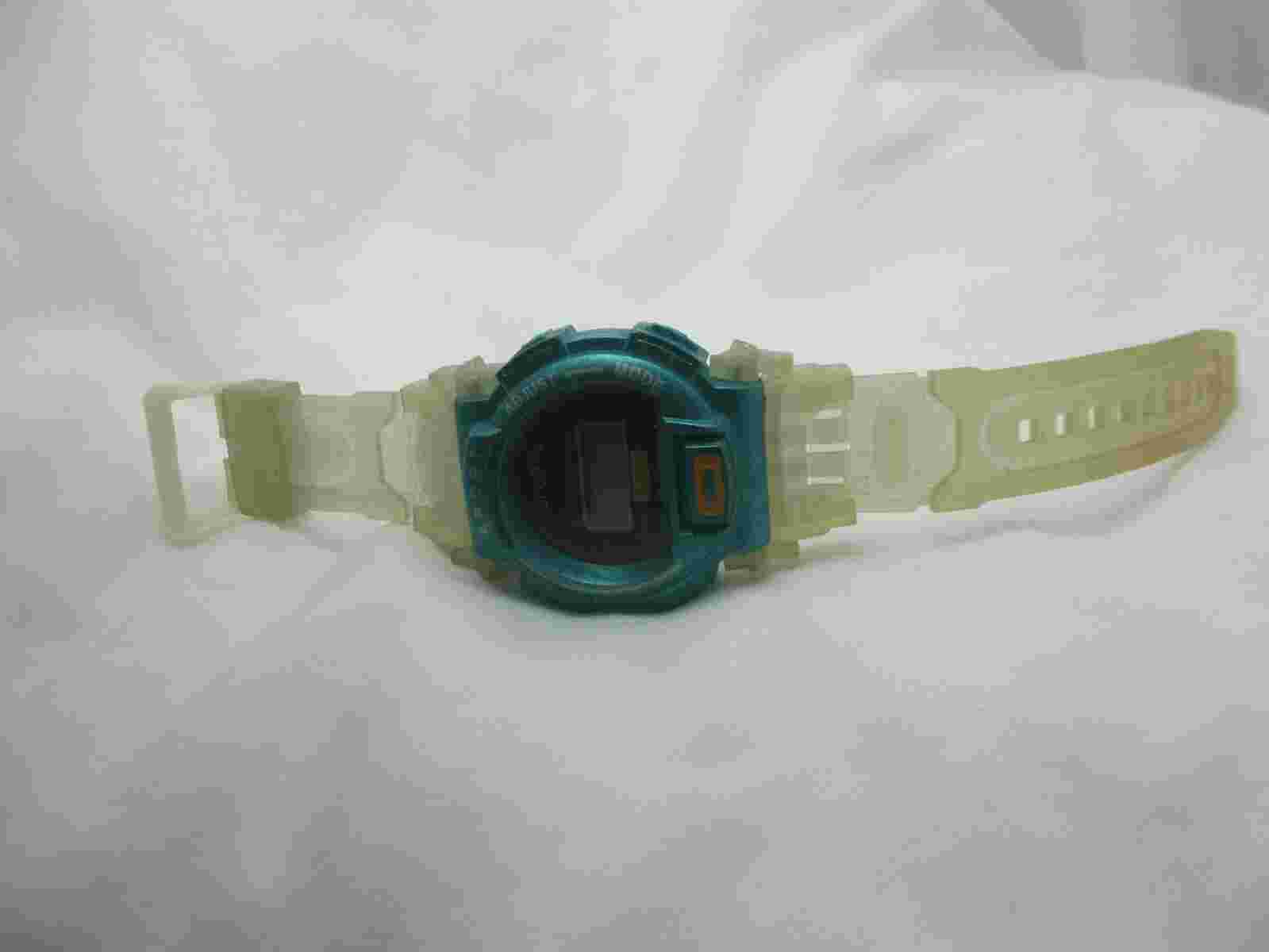 Sports Digital Wristwatch Buckle Band Blue Face