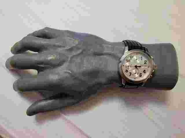 Tourneau Sportgraph Stainless Steel 25 Jewels Valjoux 7750 Chronograph Day/Date