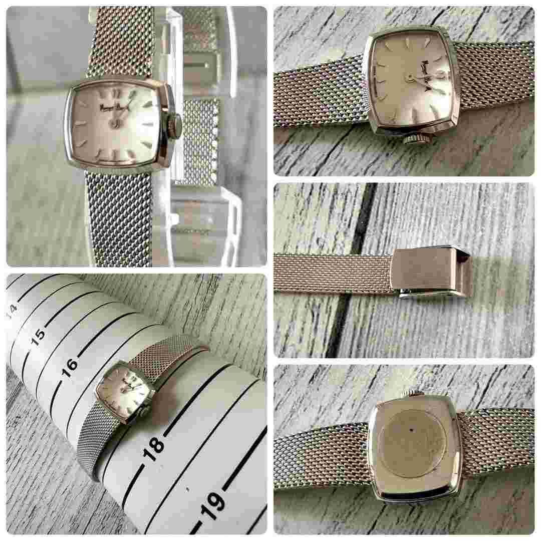 MARGARET HOWELL Square Silver Ladies Used Watch Analog