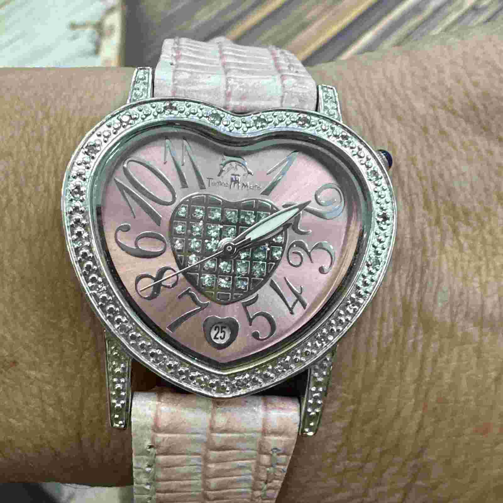 TECHNO MASTER DIAMOND HEART WOMENS WATCH