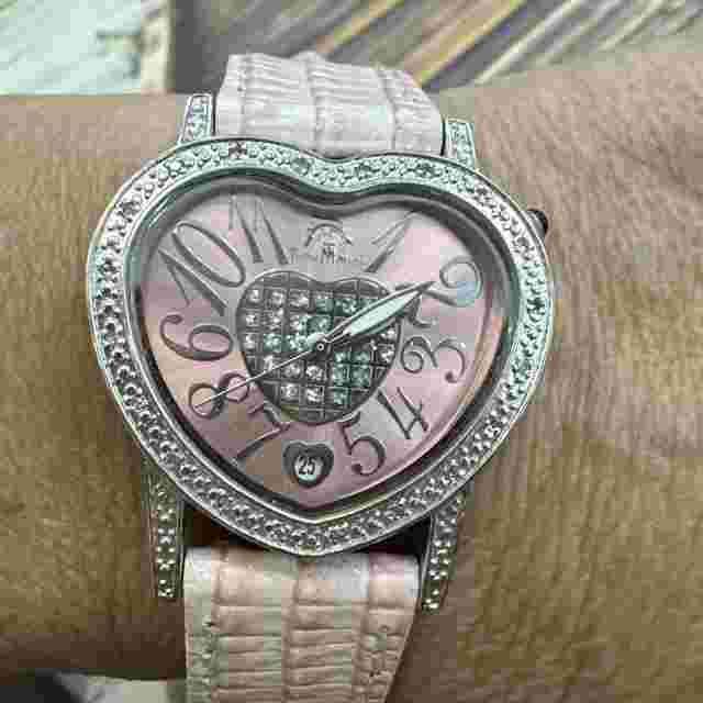 TECHNO MASTER DIAMOND HEART WOMENS WATCH