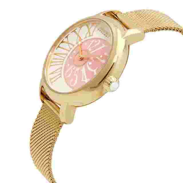 Brera Orologi Valentina Elegant Quartz White Dial Ladies Watch BRVAEL3803-YG-MIL