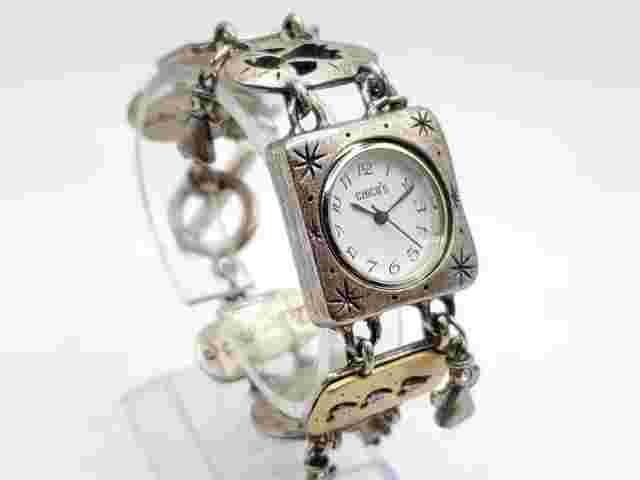 Chico's Lady Distressed Analog Quartz Watch New Battery 24mm