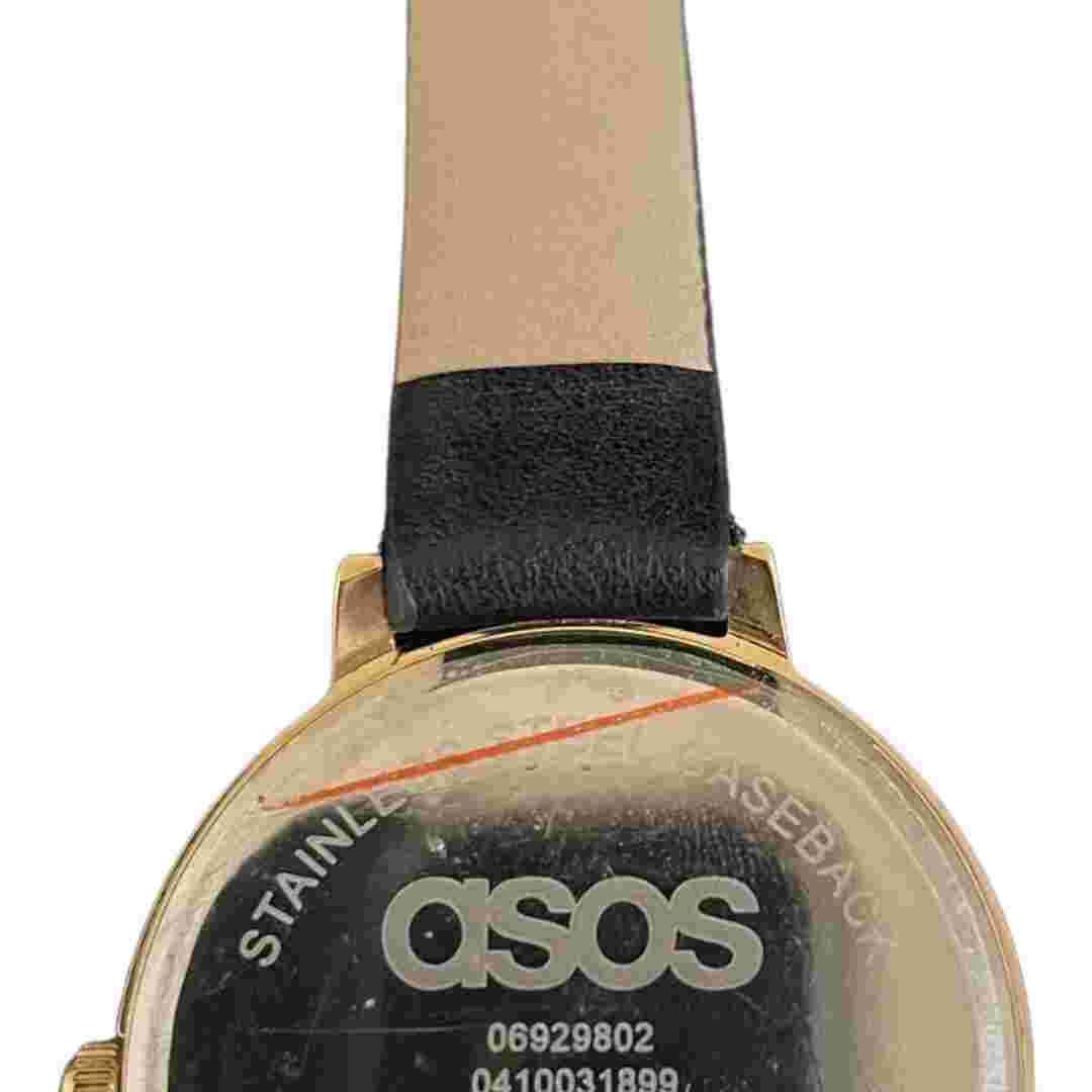 ASOS Marble Design Face Black Band Watch