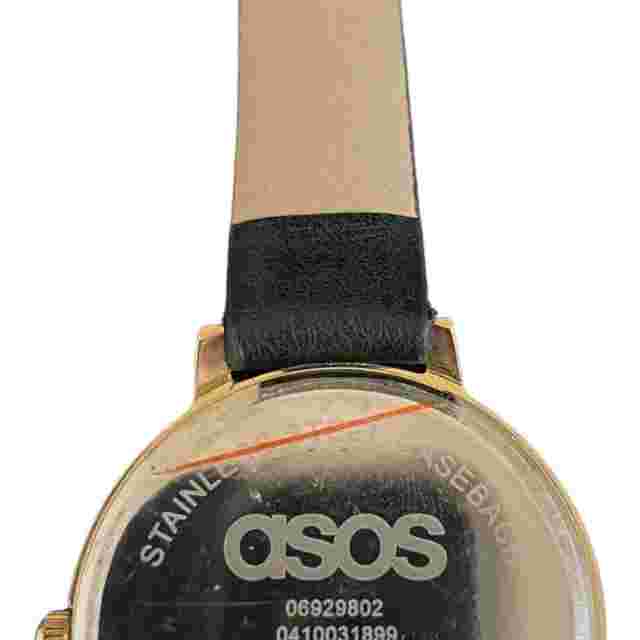 ASOS Marble Design Face Black Band Watch