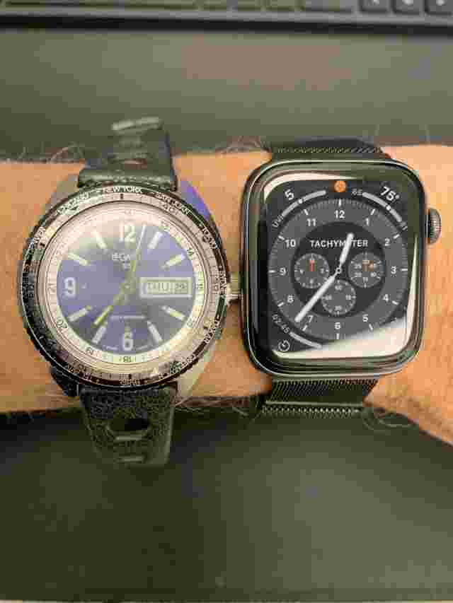 Vintage LeGant QS, GMT World Time, 7J Automatic, Working