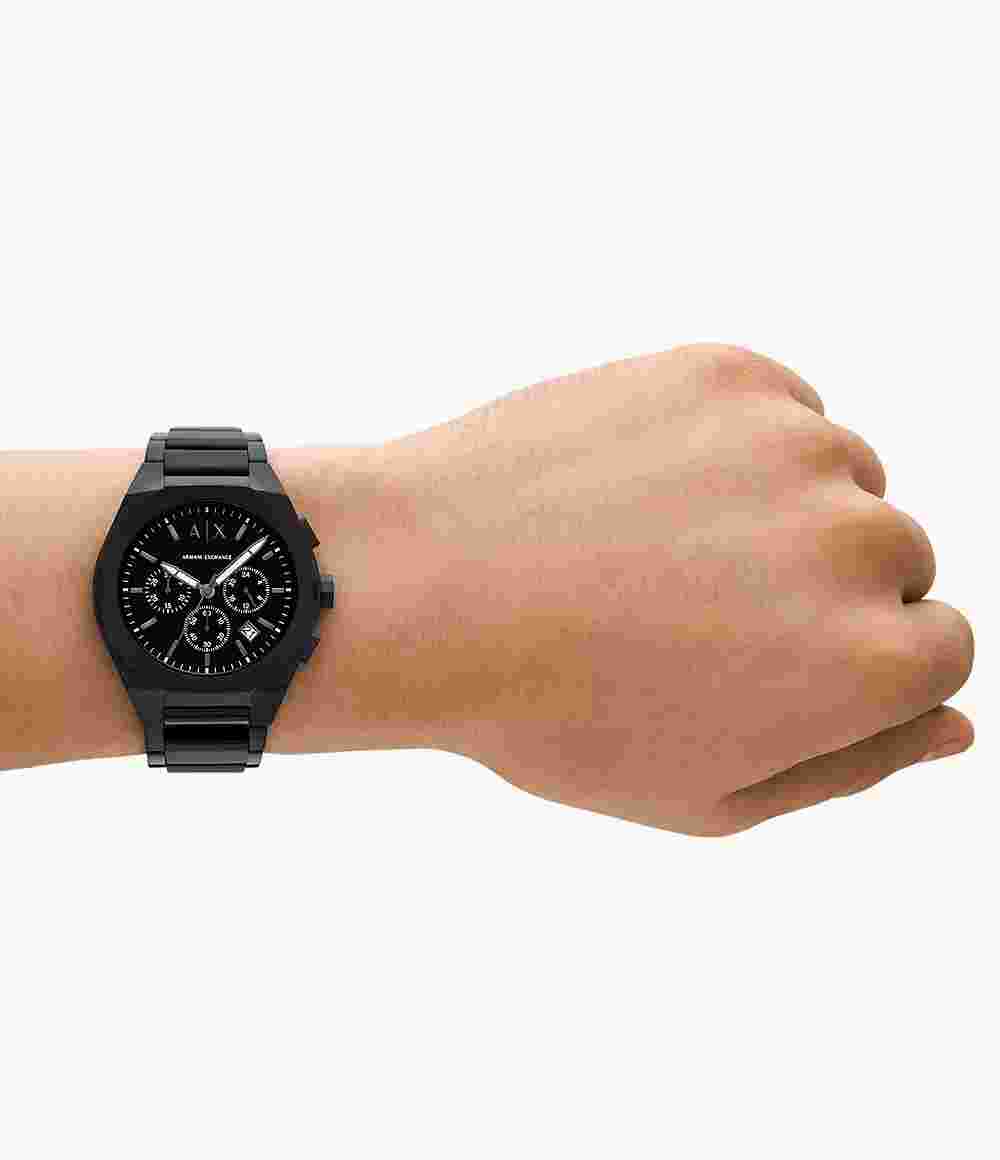 Armani Exchange Chronograph Gold-Tone Stainless Steel Watch AX4180