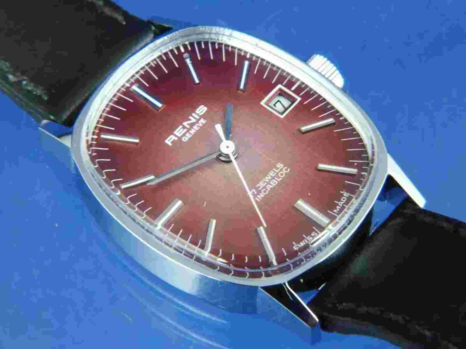 Renis Gents Ladies Mechanical Watch 1960S NOS Brand New Old Stock Vintage Retro