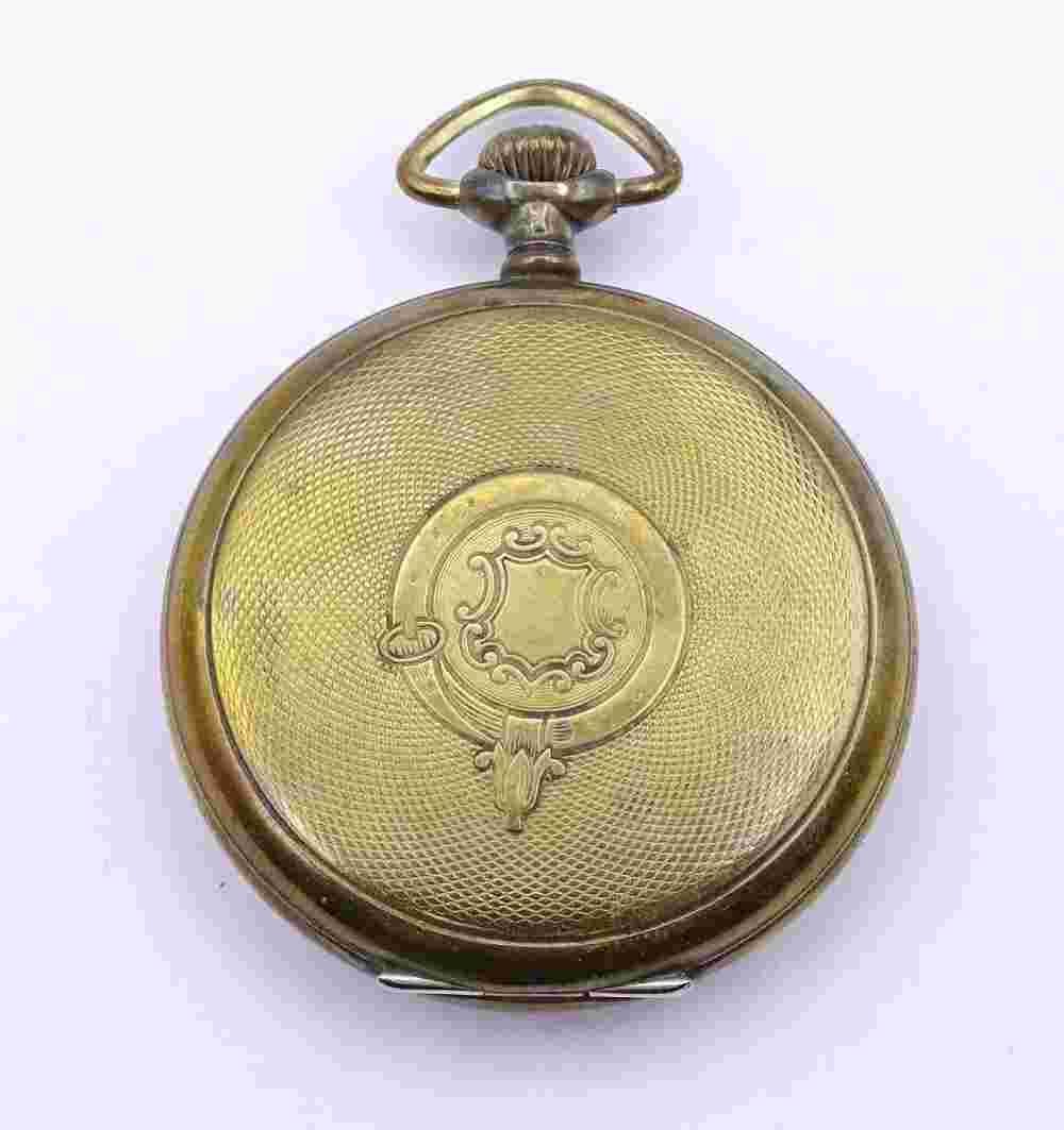 Antique KIENZLE sold by FRITZ NÖBEL MÜNCHEN Made in Germany 49mm Pocket Watch