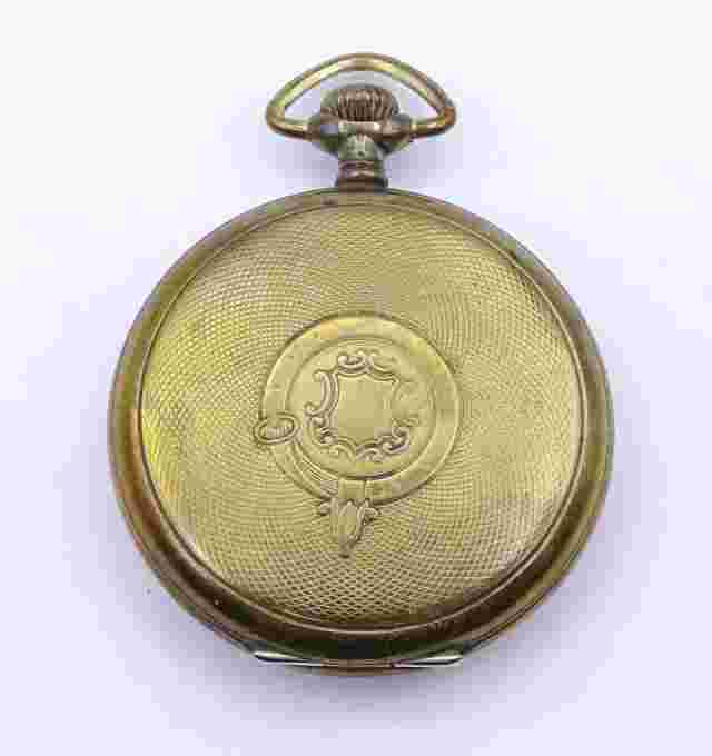 Antique KIENZLE sold by FRITZ NÖBEL MÜNCHEN Made in Germany 49mm Pocket Watch
