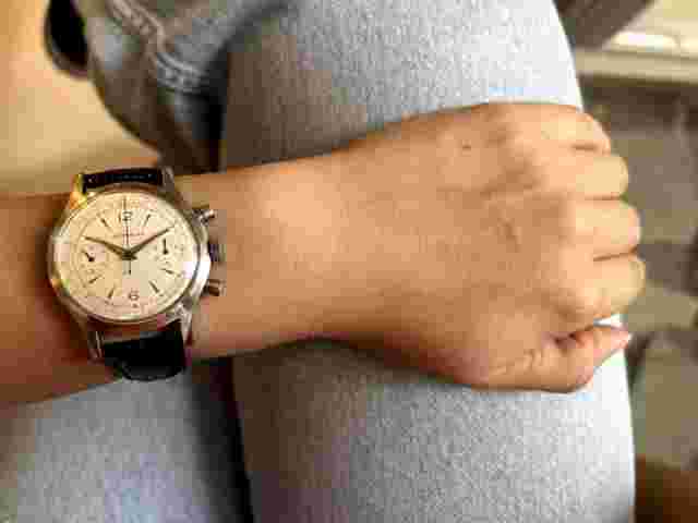 Wittnauer Stainless Steel 3256 Chronograph Original 3-Color Dial c. 1960’s