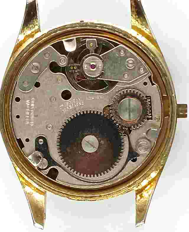 C594 mens Vintage Genova Military Field Manual Wind Up  24 Hour Watch Parts lot