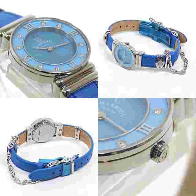 Philppe Charriol St.Tropez F-03885 Quartz Lapis Lazuli Blue Dial Womens Watch
