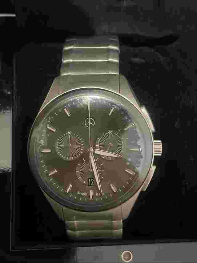 Mercedes Benz original Watch Men''s Chronograph Smoseco Calendar Wristwatch