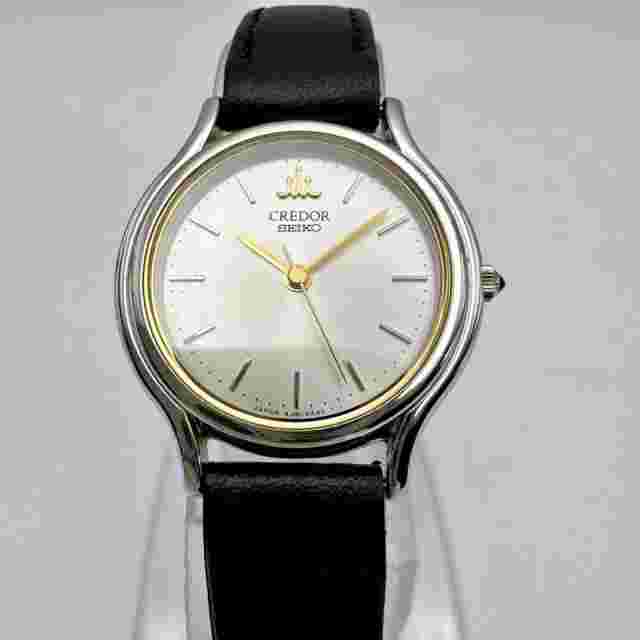 Seiko Credor Women's Watch 4J81-0A40 Quartz 24mm Cleaned & New Battery