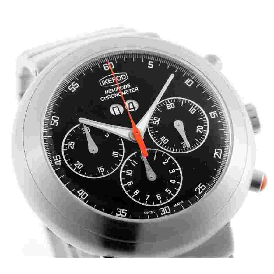 IKEPOD HEMIPOD Grande Date Chronograph HD03 Automatic Black Dial Men's Watch